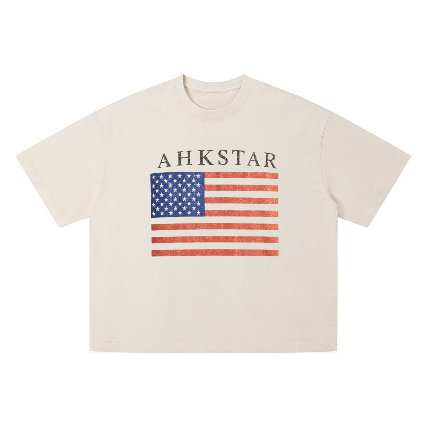 JULY 4TH BOXY FLAG TEE