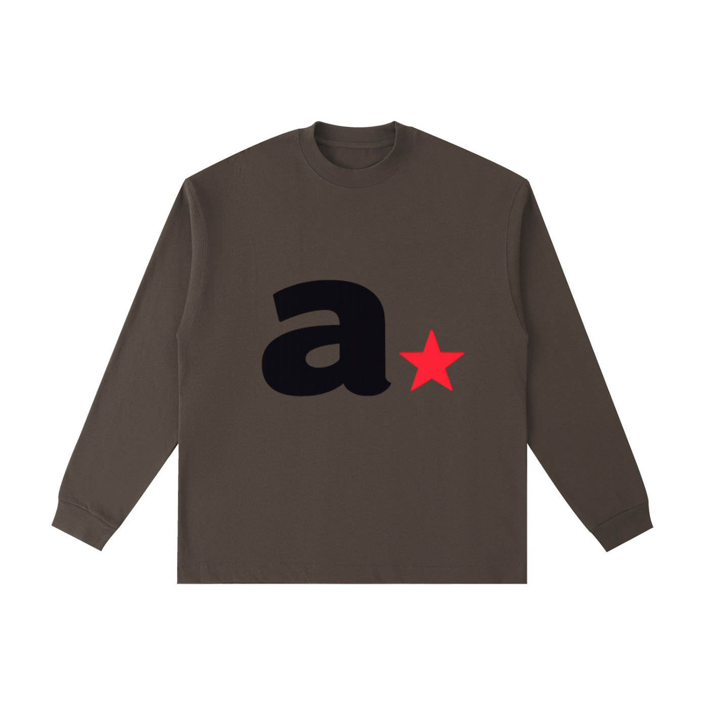 A STAR LOGO L/S TEE