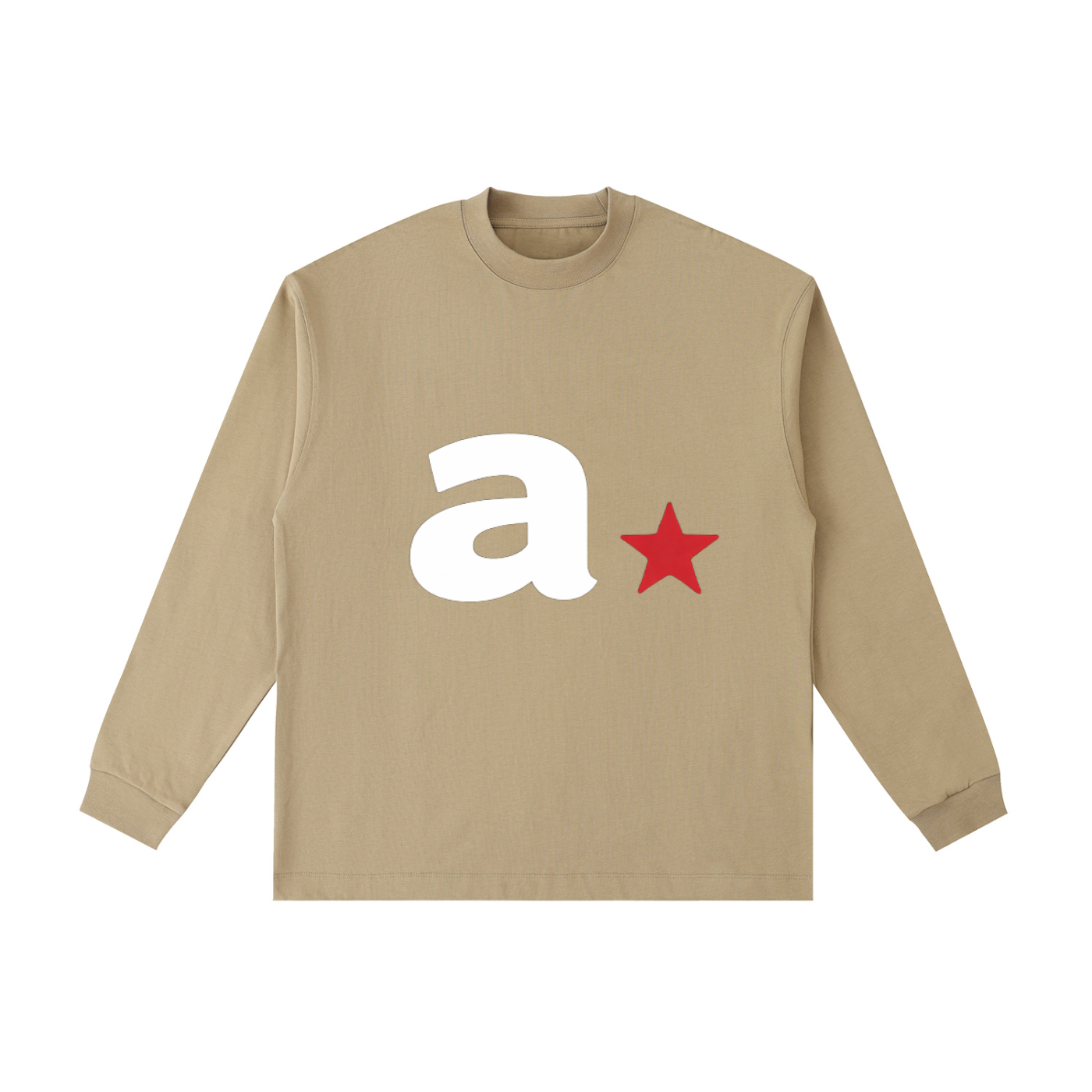 A STAR LOGO L/S TEE