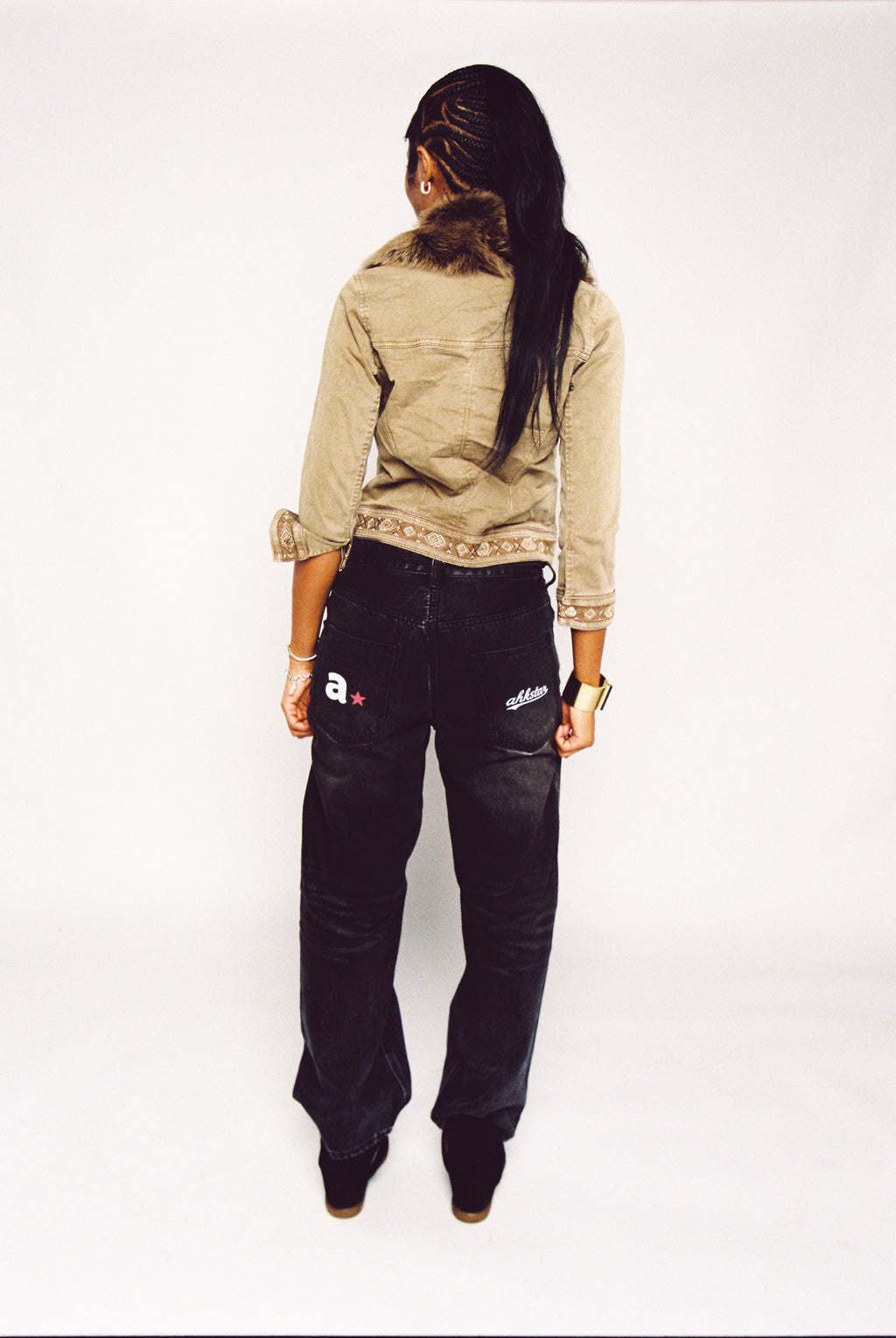 AHKSTAR  DARK VINTAGE WASH DENIMS