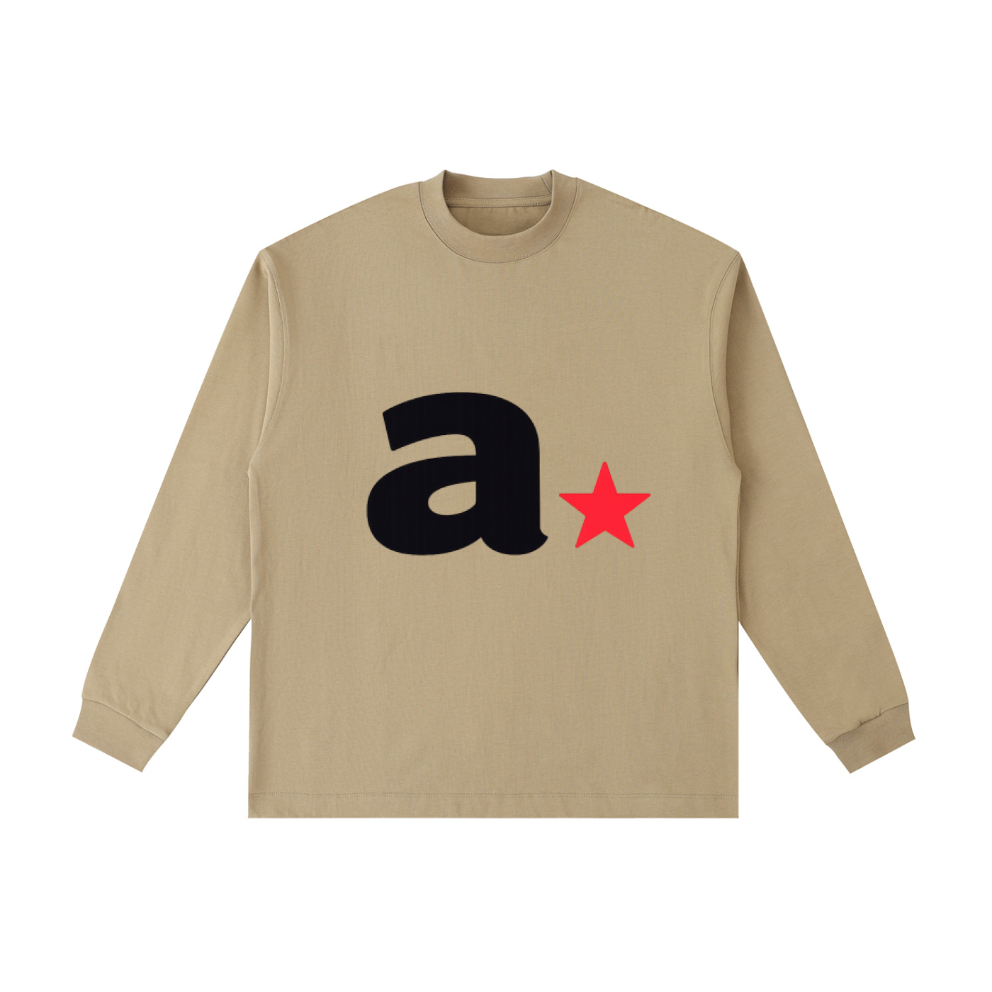 A STAR LOGO L/S TEE
