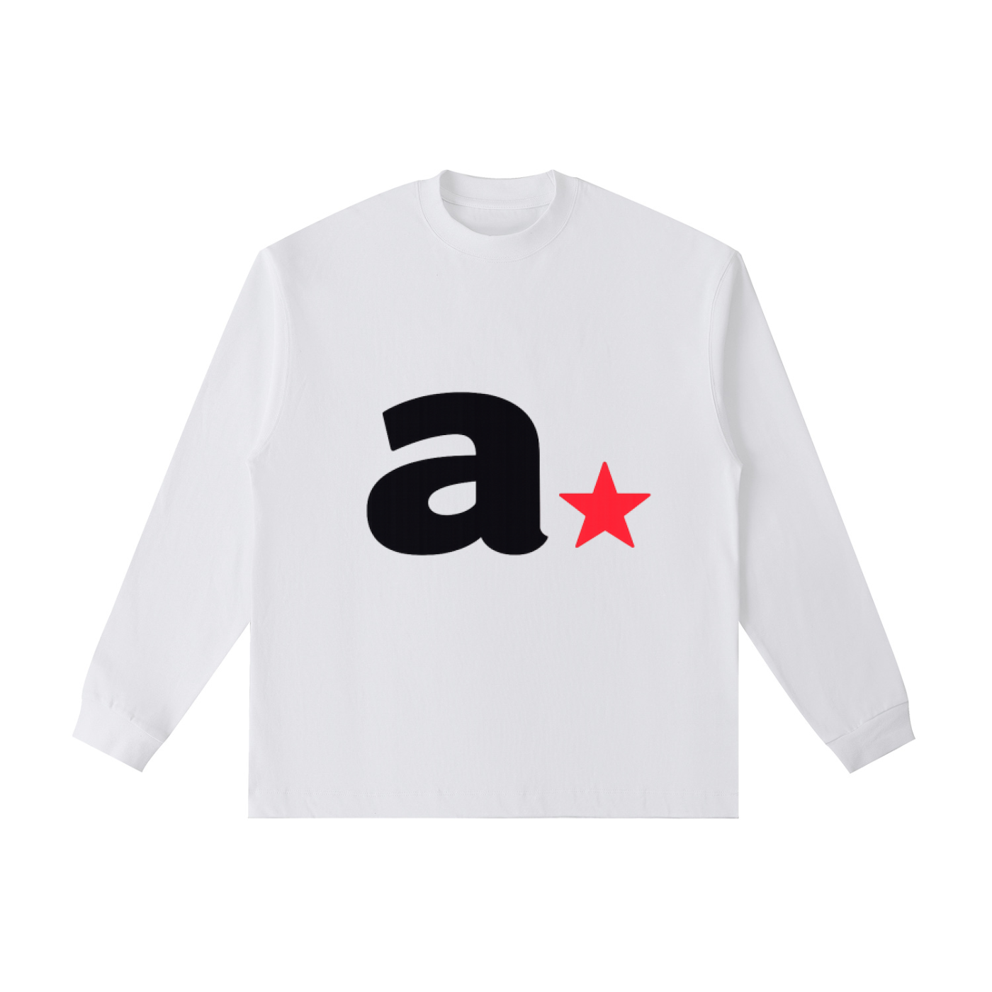 A STAR LOGO L/S TEE