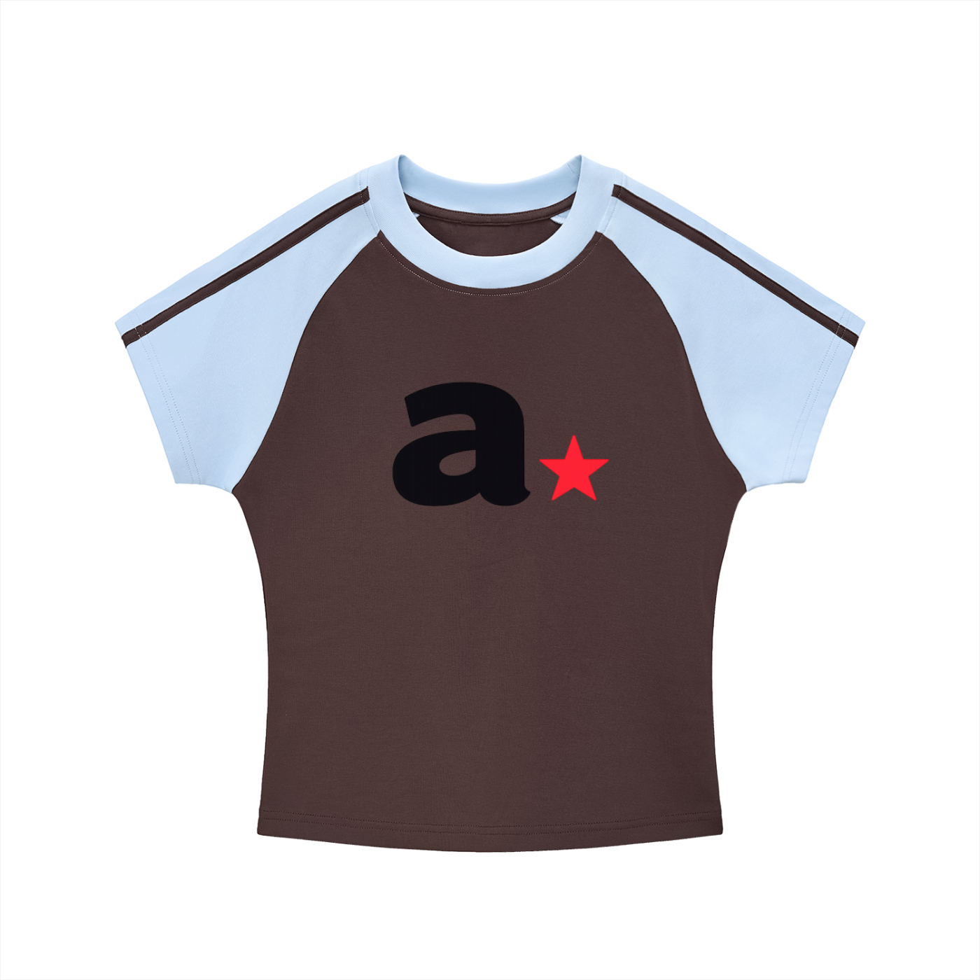 A STAR STRIPED BABY TEE