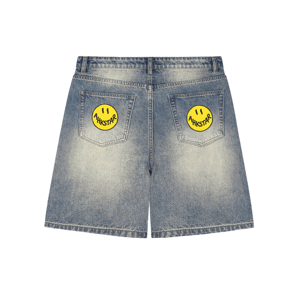 EVEN A SMILE DENIM SHORTS