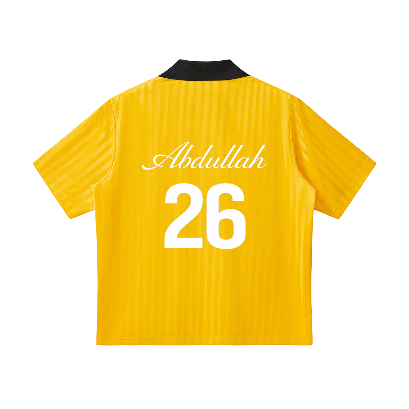 AHKSTAR COLLARD STRIPED SOCCER JERSEY