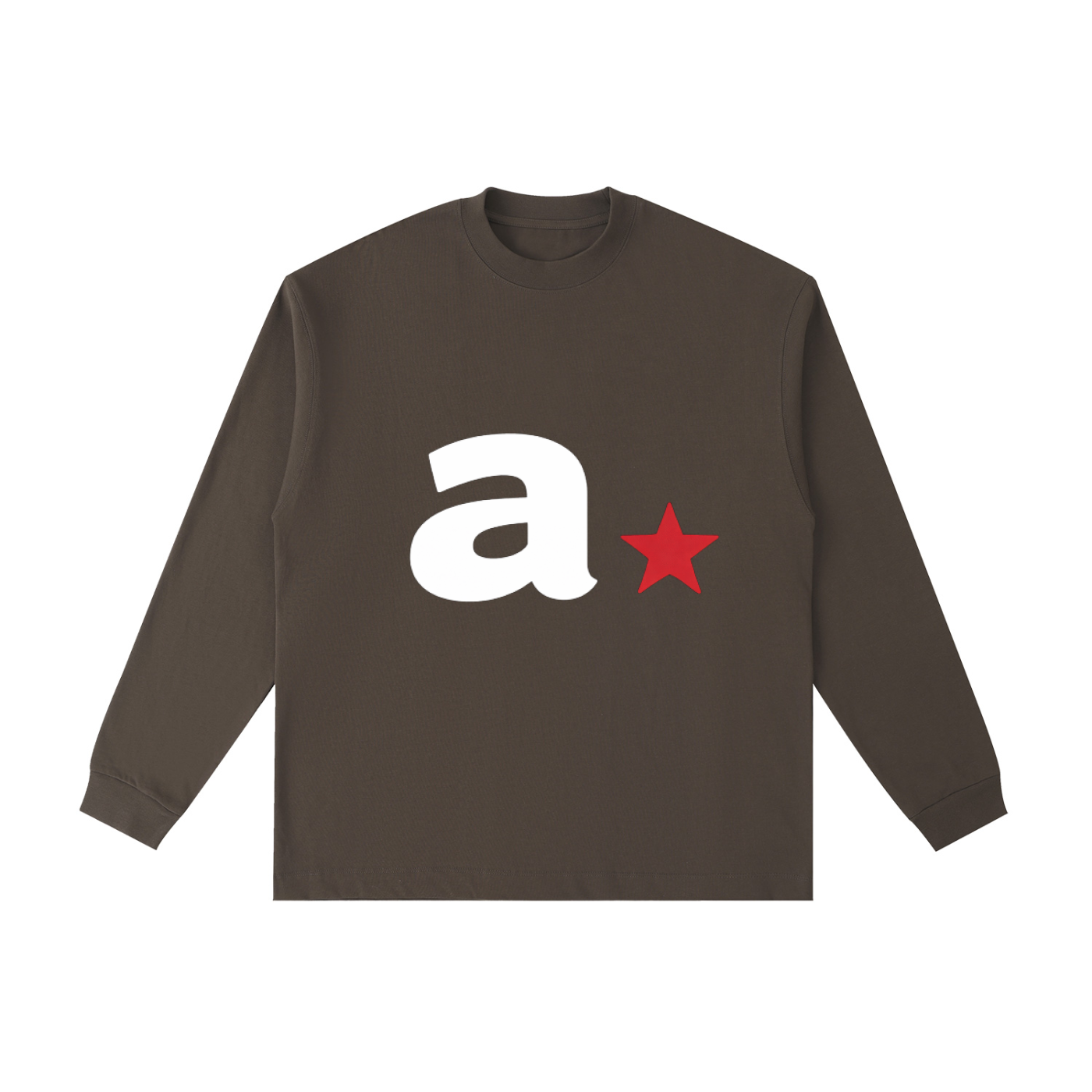 A STAR LOGO L/S TEE
