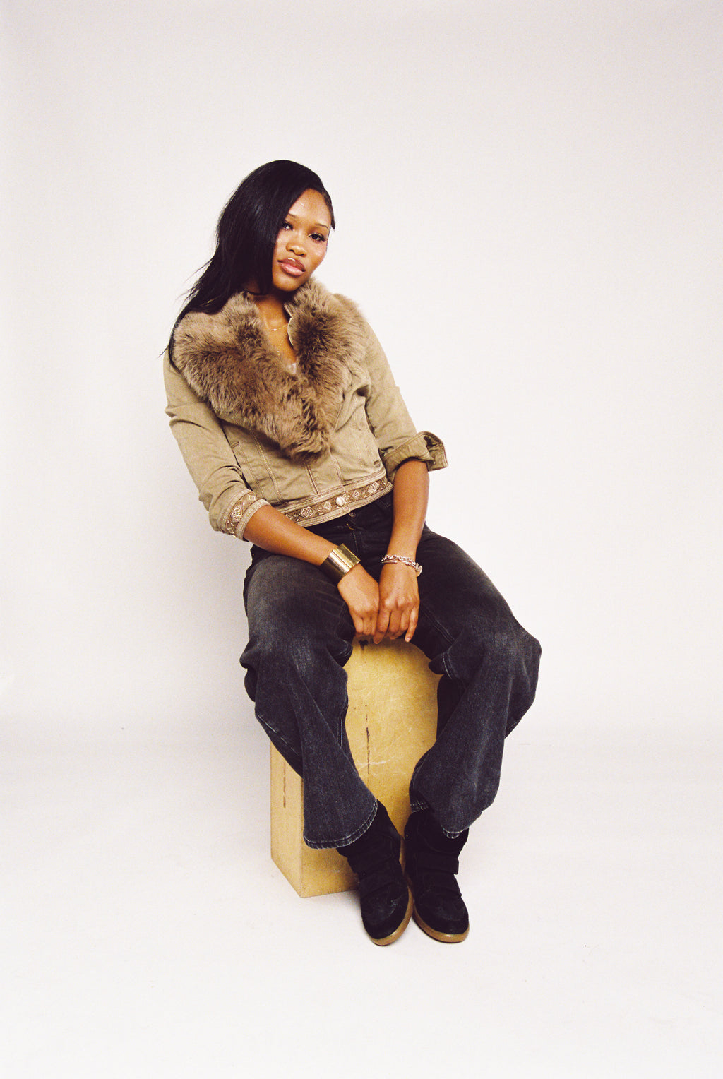 AHKSTAR  DARK VINTAGE WASH DENIMS