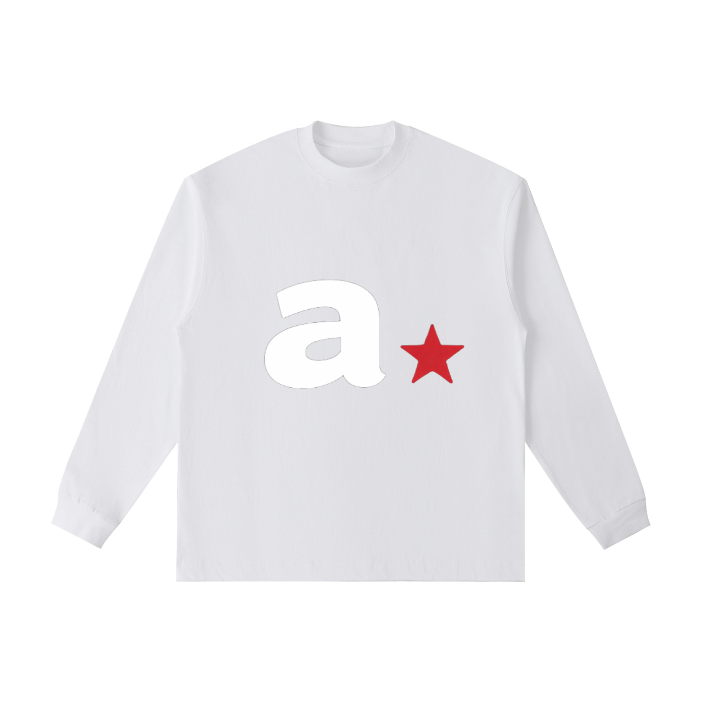 A STAR LOGO L/S TEE
