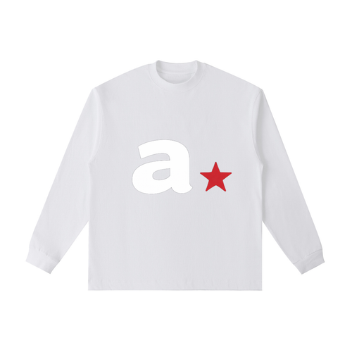 A STAR LOGO L/S TEE