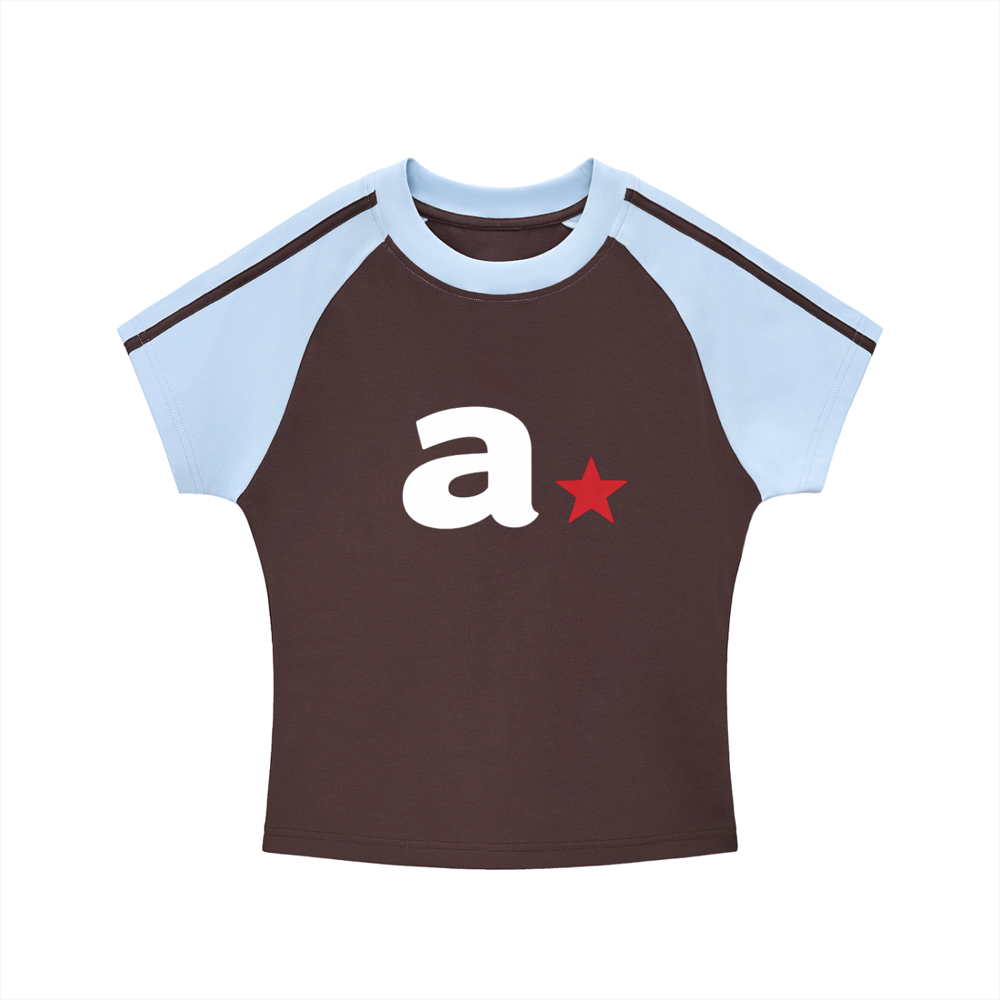 A STAR STRIPED BABY TEE