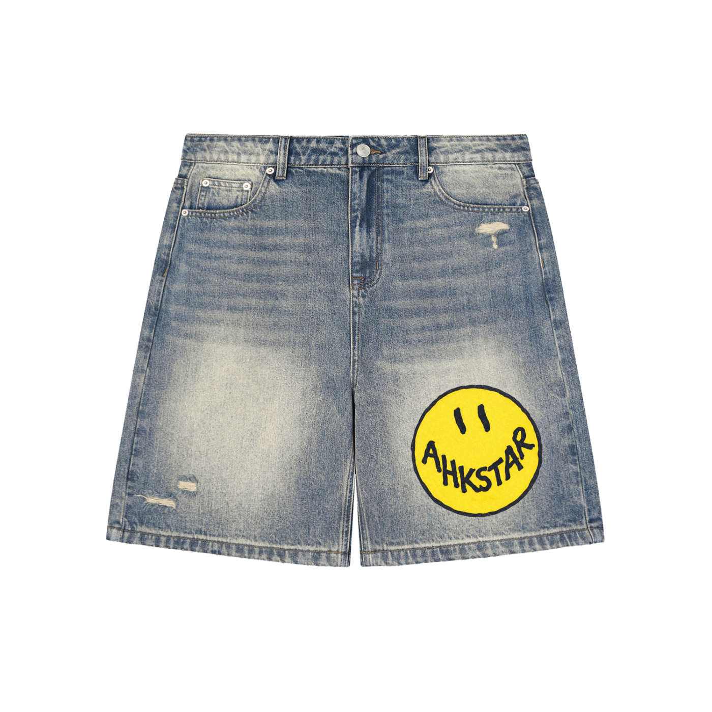 EVEN A SMILE DENIM SHORTS