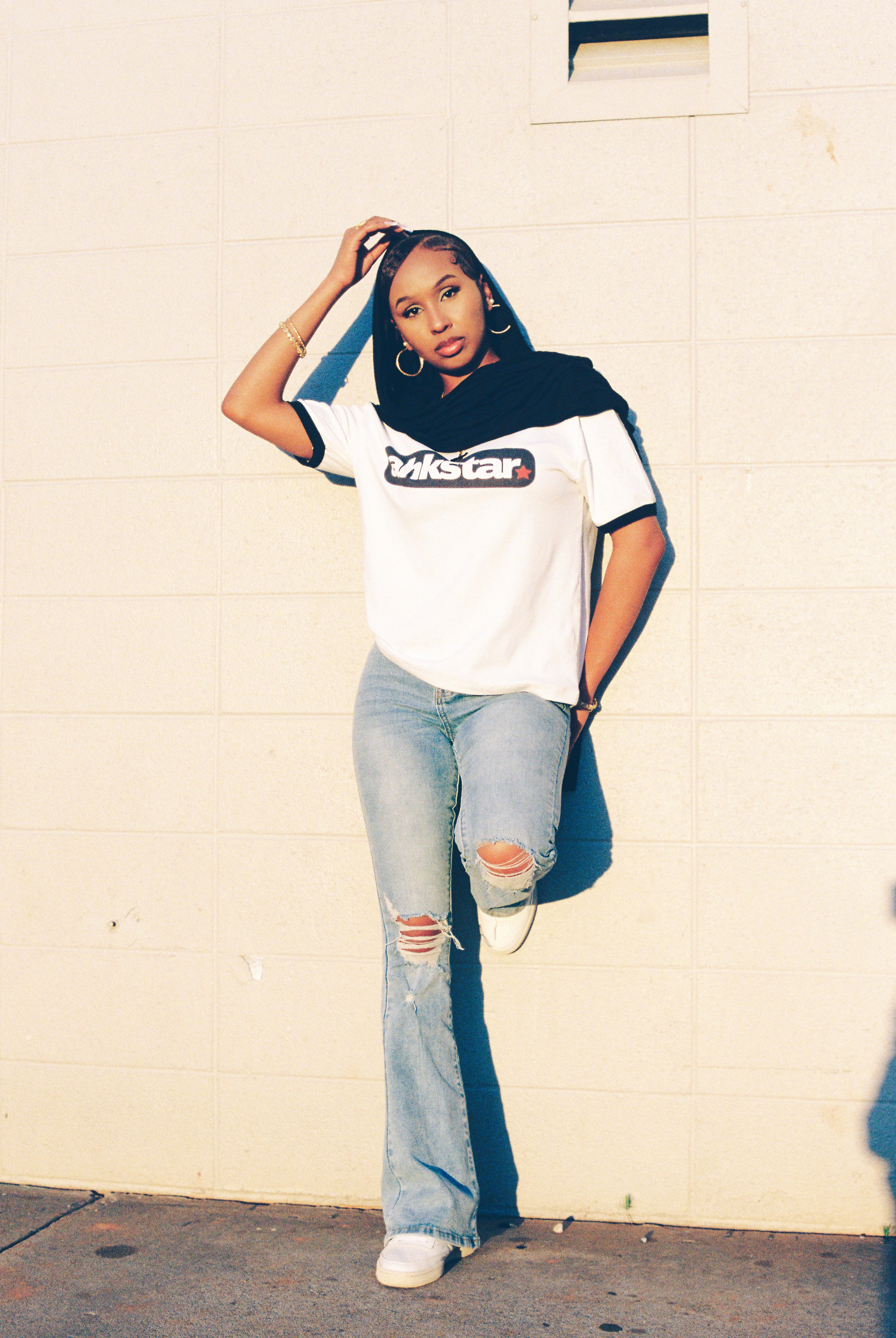 AHKSTAR LOGO RINGER TEE