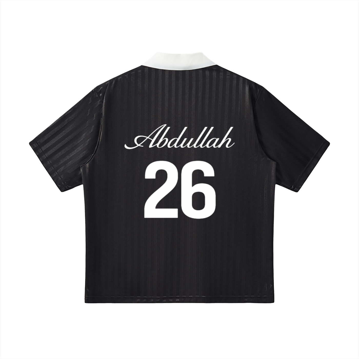AHKSTAR COLLARD STRIPED SOCCER JERSEY