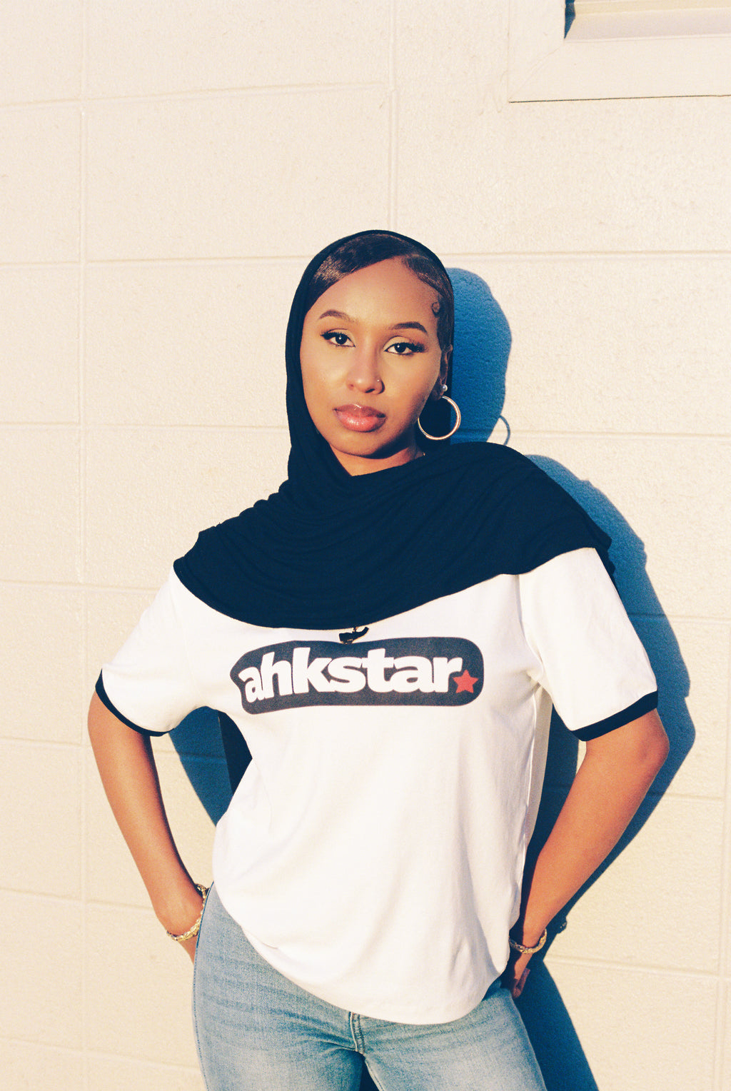 AHKSTAR LOGO RINGER TEE
