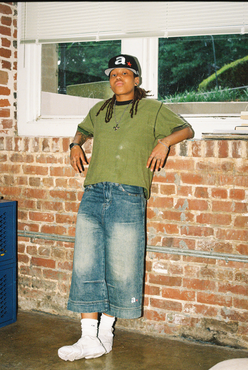 A STAR CAPRI DENIMS