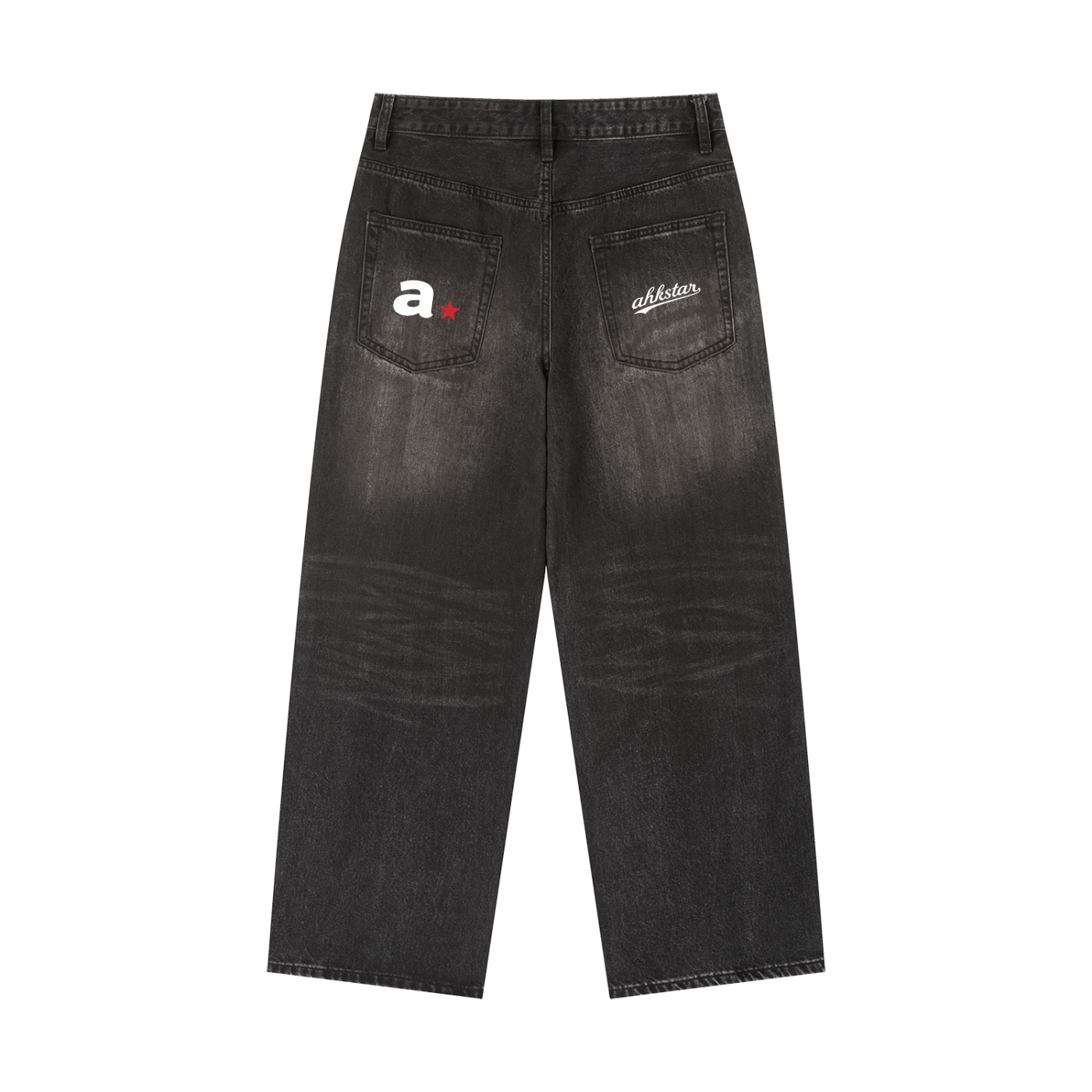 AHKSTAR  DARK VINTAGE WASH DENIMS