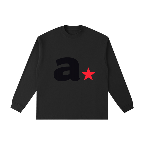 A STAR LOGO L/S TEE