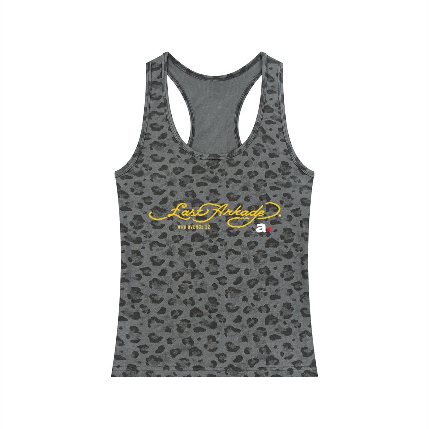 CHEETAH PRINT TANK | LAST ARKADE X AHKSTAR