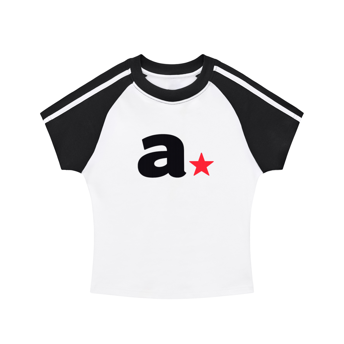A STAR STRIPED BABY TEE
