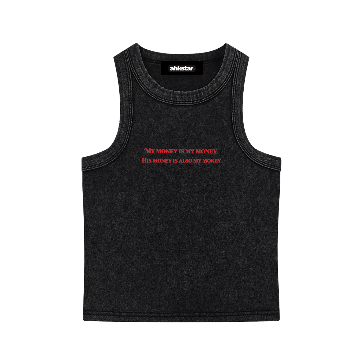 WOMENS MY MONEY TANK
