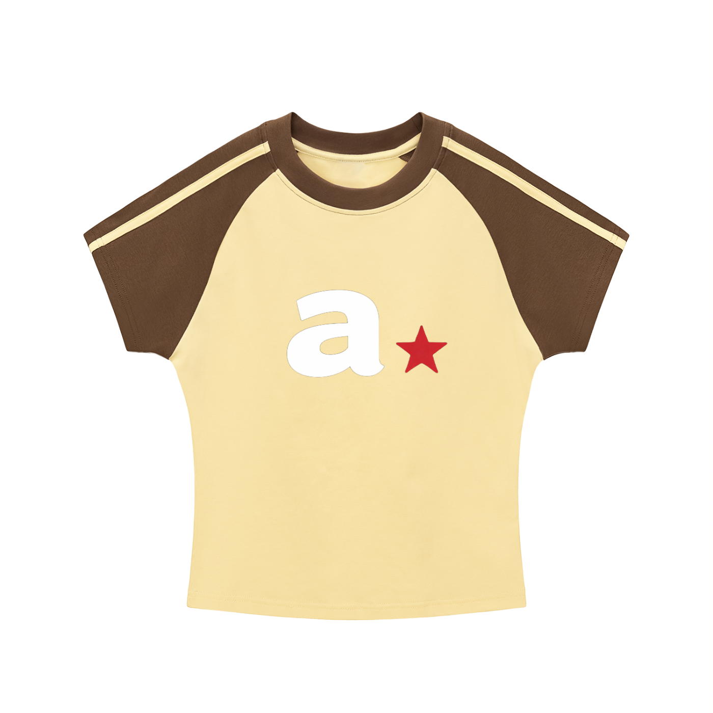 A STAR STRIPED BABY TEE
