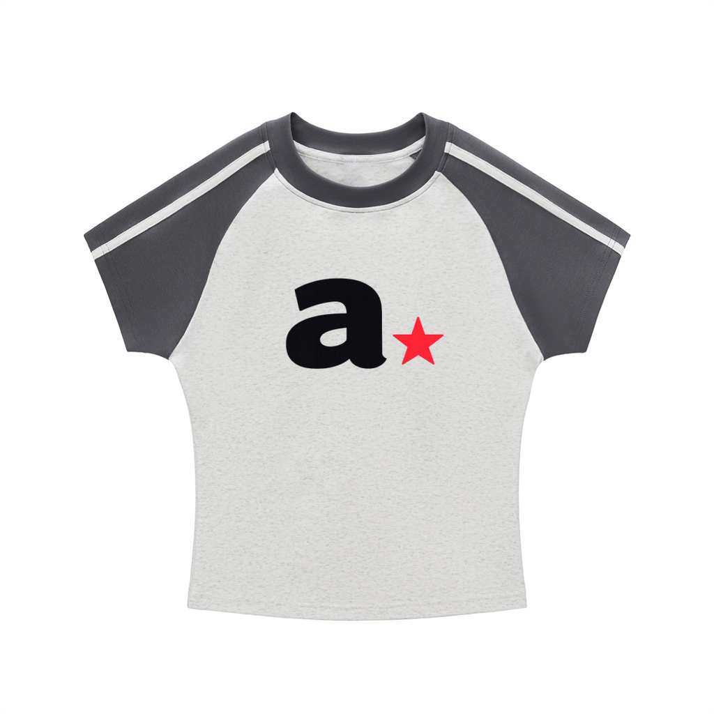 A STAR STRIPED BABY TEE