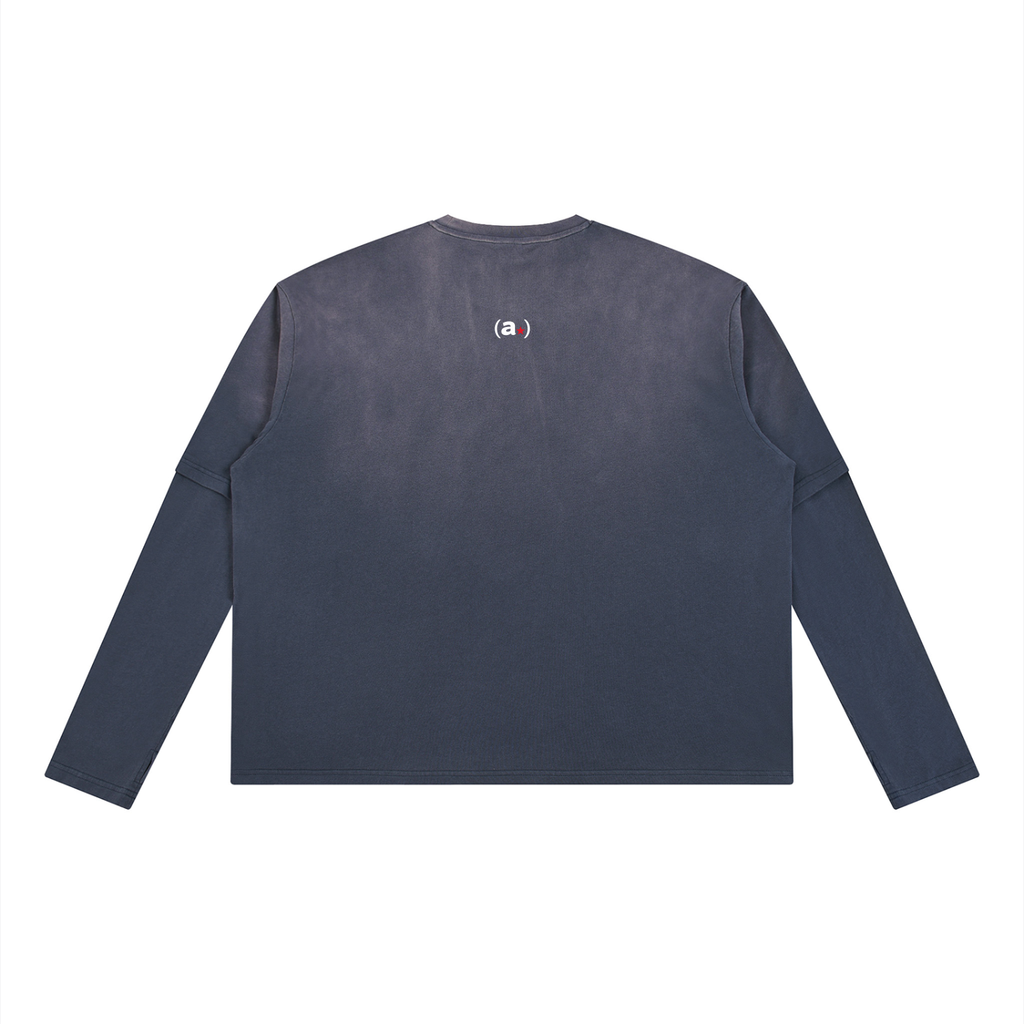 ( WHAT WE LOVE ) DISTRSSED LAYERED TEE