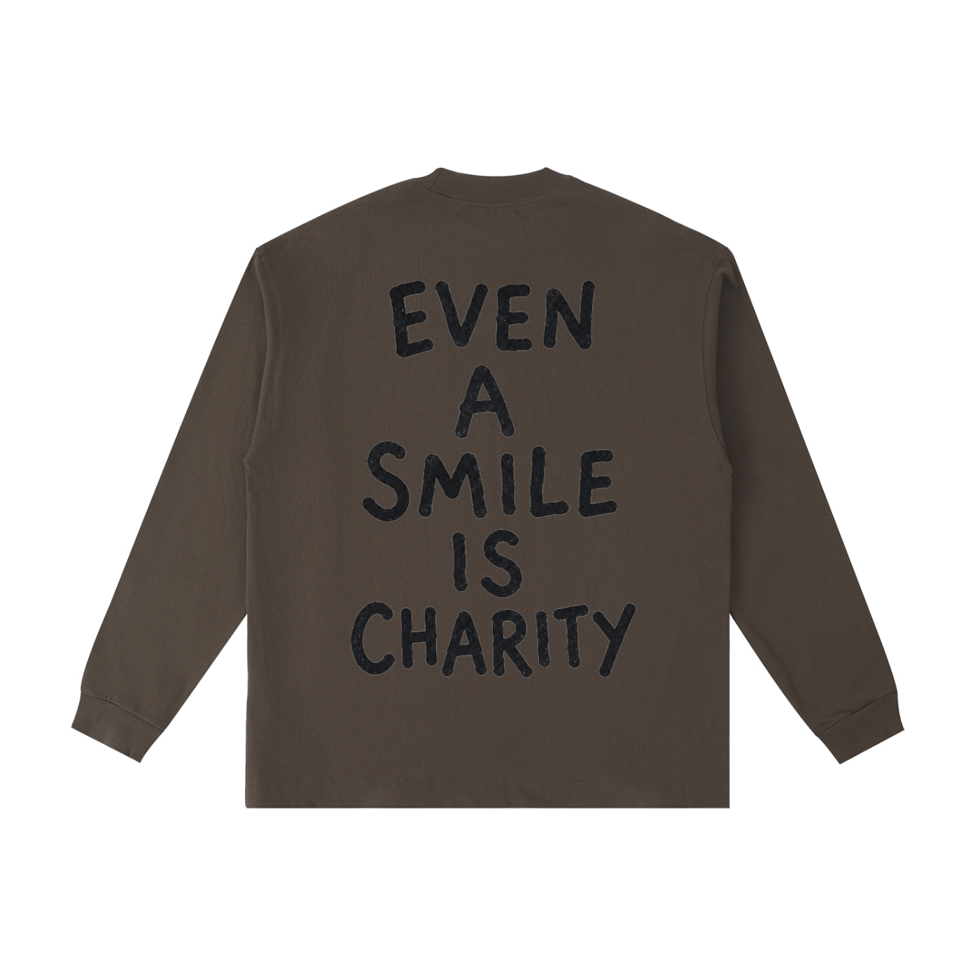 EVEN A SMILE IS CHARITY L/S TEE