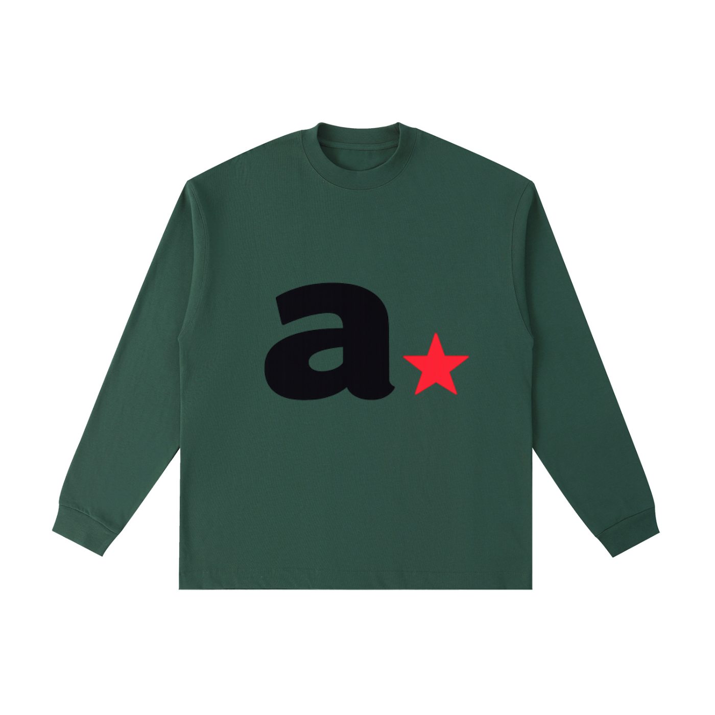 A STAR LOGO L/S TEE