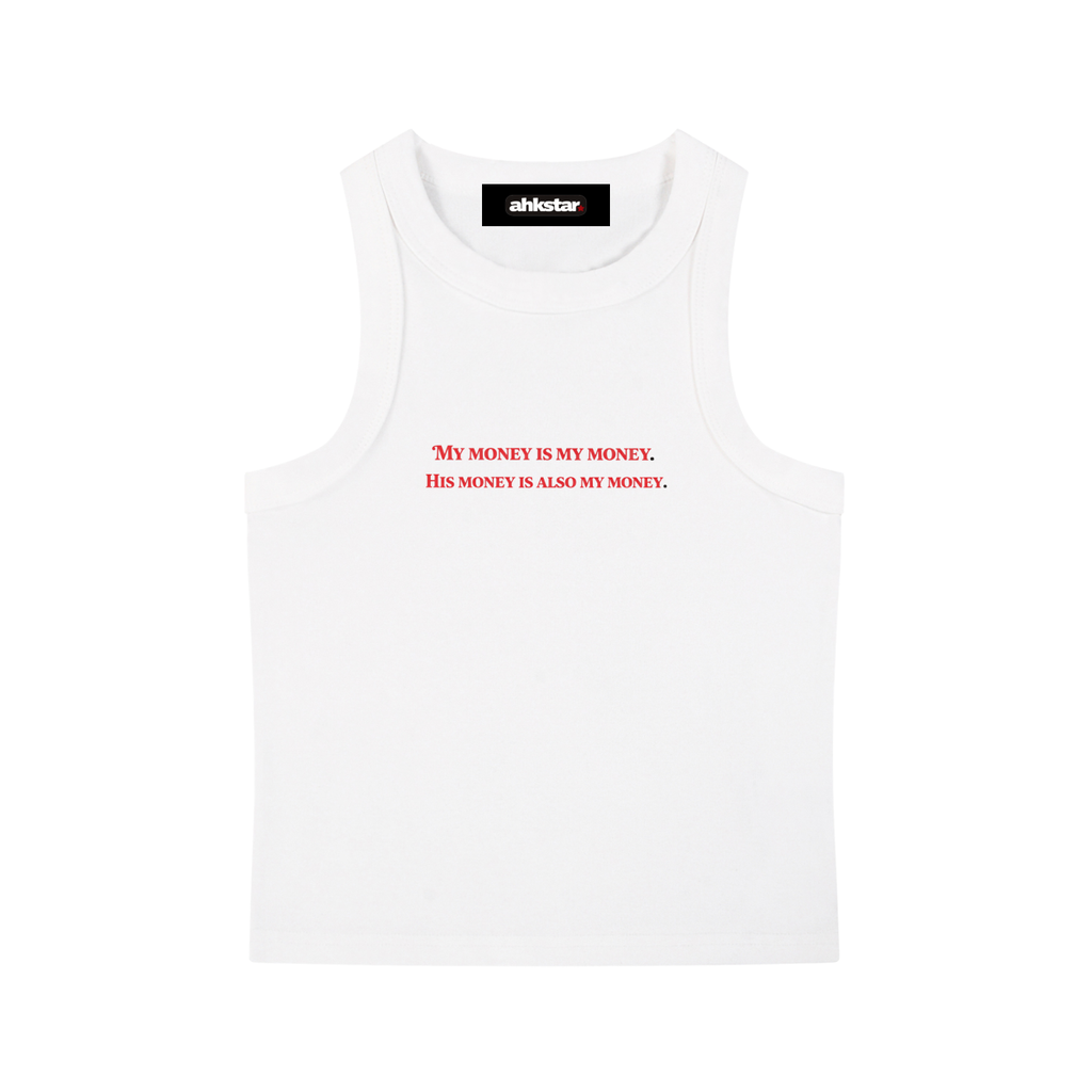WOMENS MY MONEY TANK