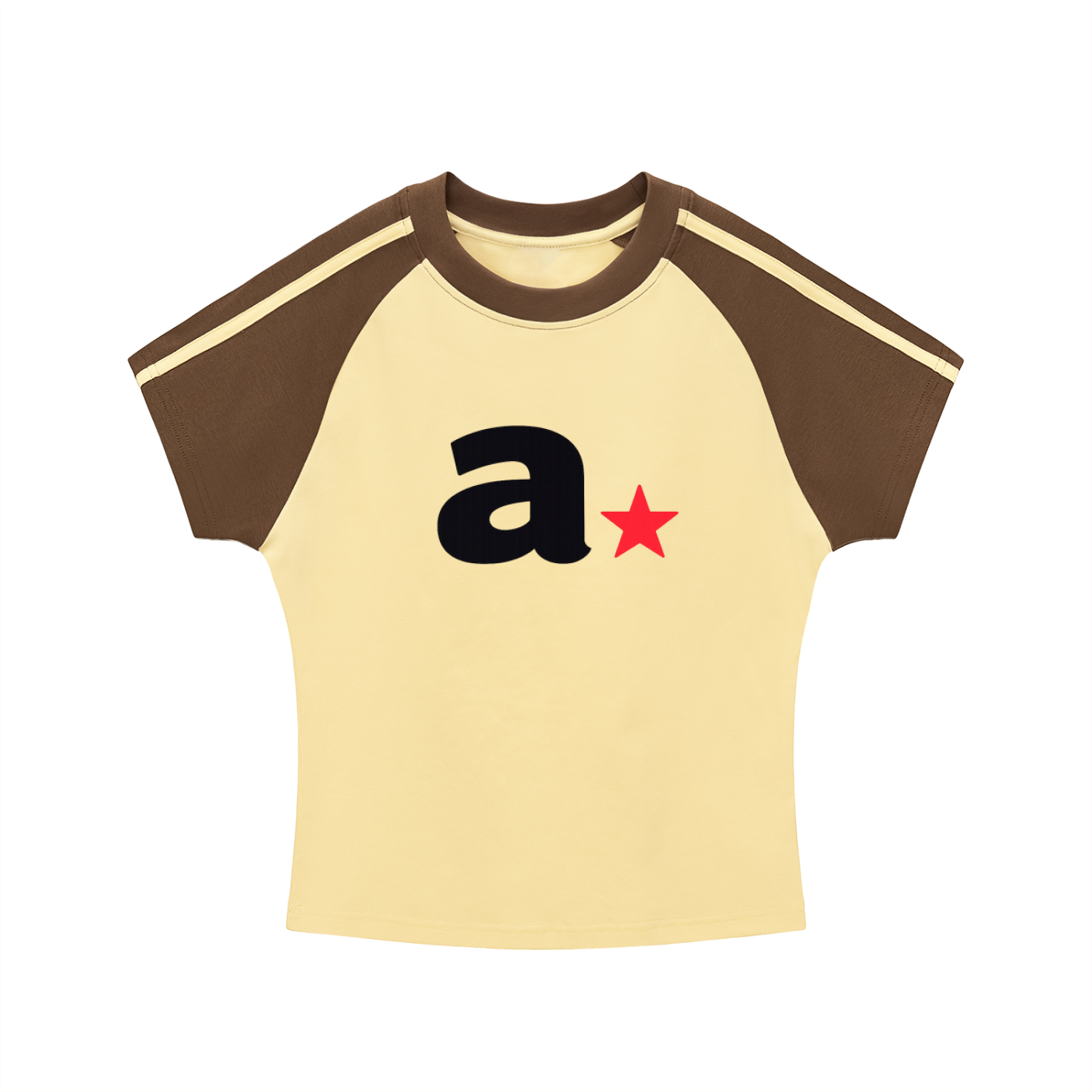 A STAR STRIPED BABY TEE