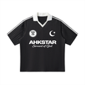 AHKSTAR COLLARD STRIPED SOCCER JERSEY