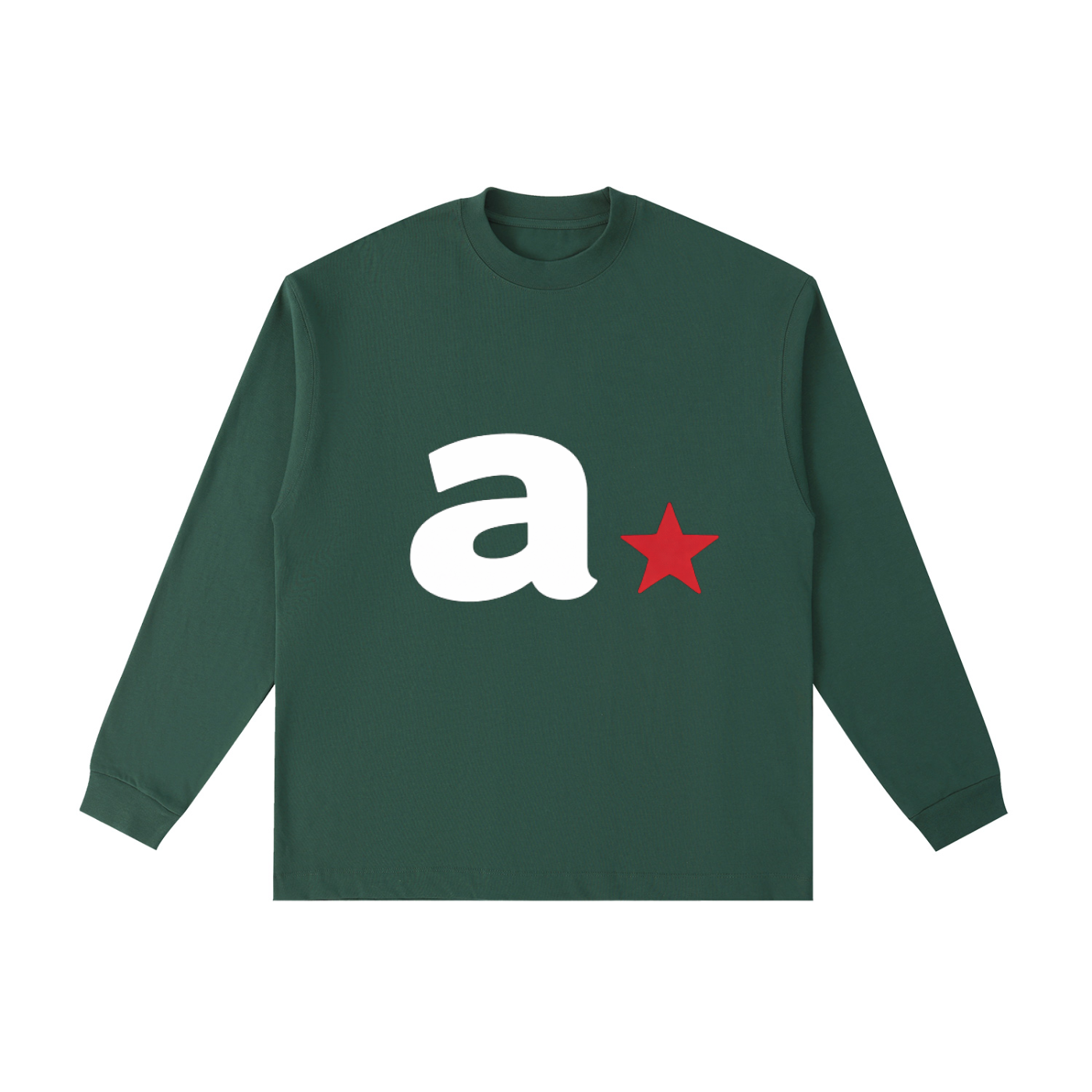 A STAR LOGO L/S TEE